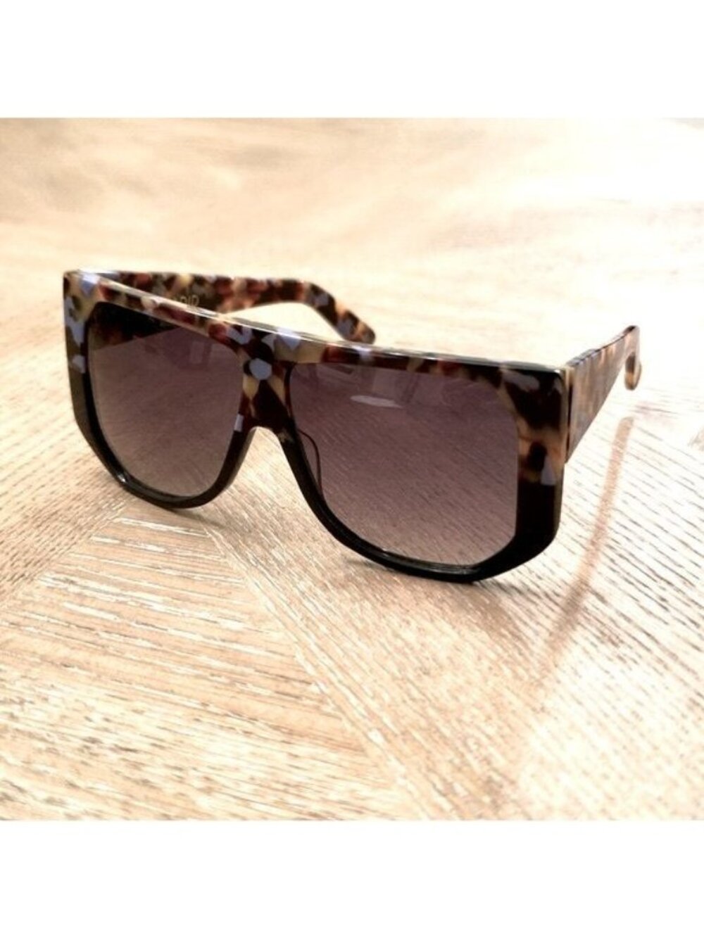 NWT HADID EYEWEAR Frequent Flyer ClubMasters, Black & Tortoise - Picture 2 of 11